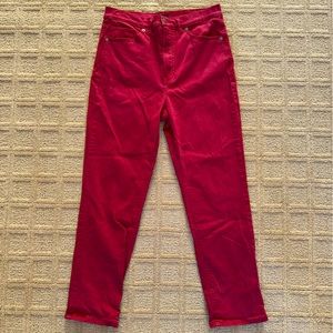 EXPRESS SLIM FIT SUPER HIGH RISE JEANS